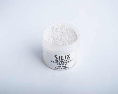 Suchy pigment "Perłowy Biały Srebro"