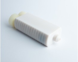 Double-circuit fluoroplastic syringe - 2x30 ml