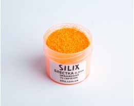 UV glitter orange electric 0.2 mm