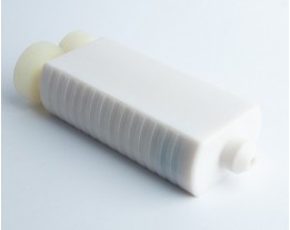 Dwukomorowa strzykawka teflonowa - 2x50 ml