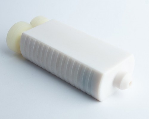 Dwukomorowa strzykawka teflonowa - 2x75 ml