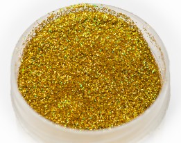 Sequin gold holographic 0.2mm