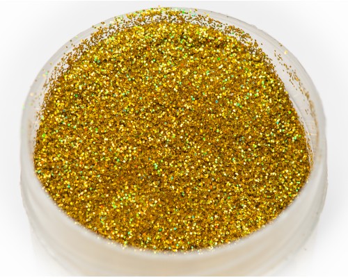 Sequin gold holographic 0.2mm