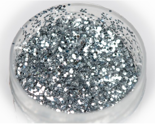 Sequins "silver" 0.6 mm