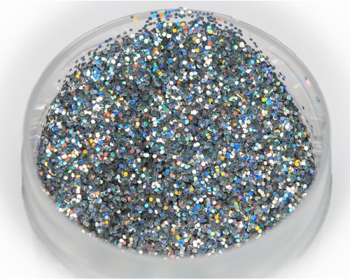 Sequins "silver" holo 0.6 mm