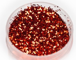 Sequins "Red" Holographic 0.6 mm