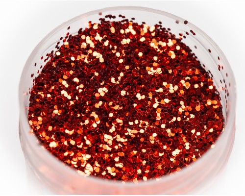 Sequins "Red" Holographic 0.6 mm