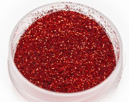 Czerwony brokat 0,2 mm