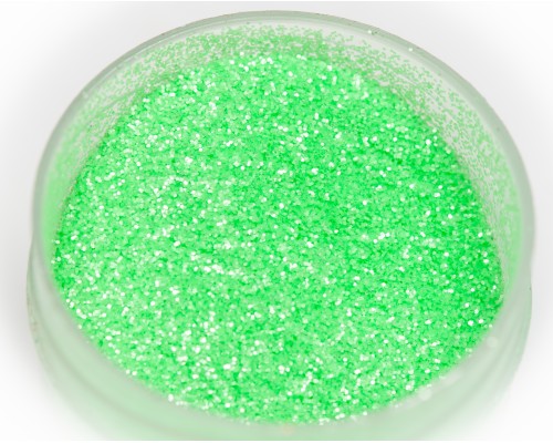UV glitter green electric 0.2 mm