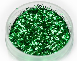 Sequins "Green" 0.6 mm