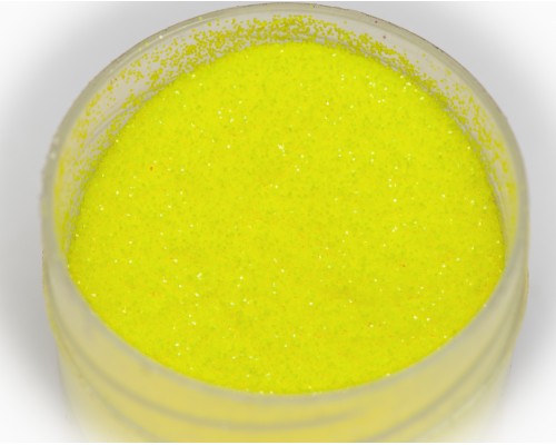 UV Glitter Chartreuse Electric 0.2 mm