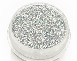 Błyszcząca srebrna holografika 0.2mm