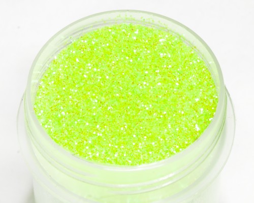 UV brokat Chartreuse elektryczny 0,2 mm