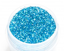 Holographic glitter light blue 0.4mm