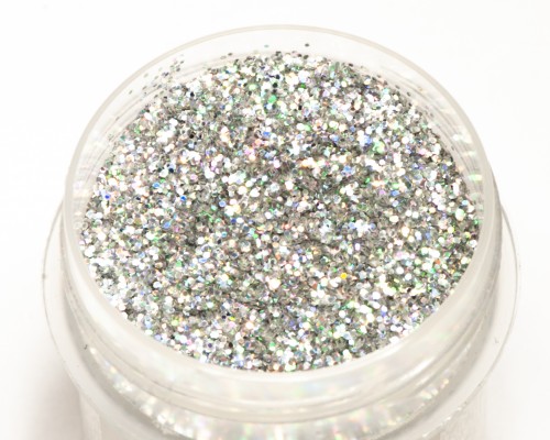 Holographic Silver Glitter 0.4mm