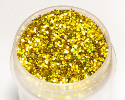 Блискітка Голографічна золота 0.6мм
